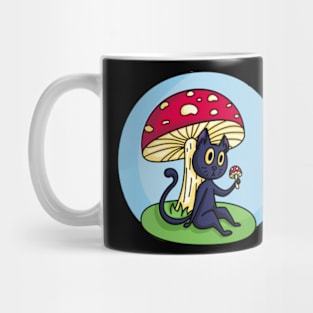 Mushroom Kitty - Globe Mug